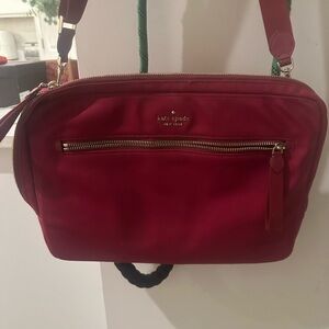 Red Kate Spade lap top Bag